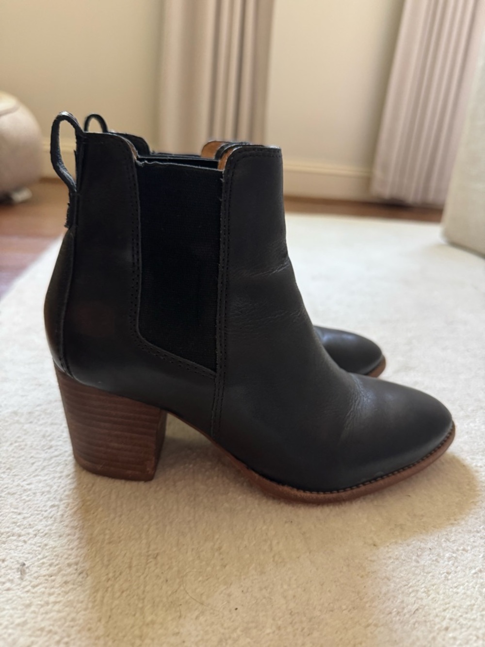 Madewell Regan Boot Black Leather